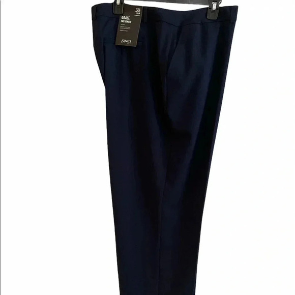 Jones New York Navy Grace pants sz 18W - Picture 2 of 5